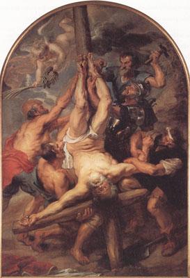 Peter Paul Rubens The Crucifixion of St Peter (mk01) France oil painting art
